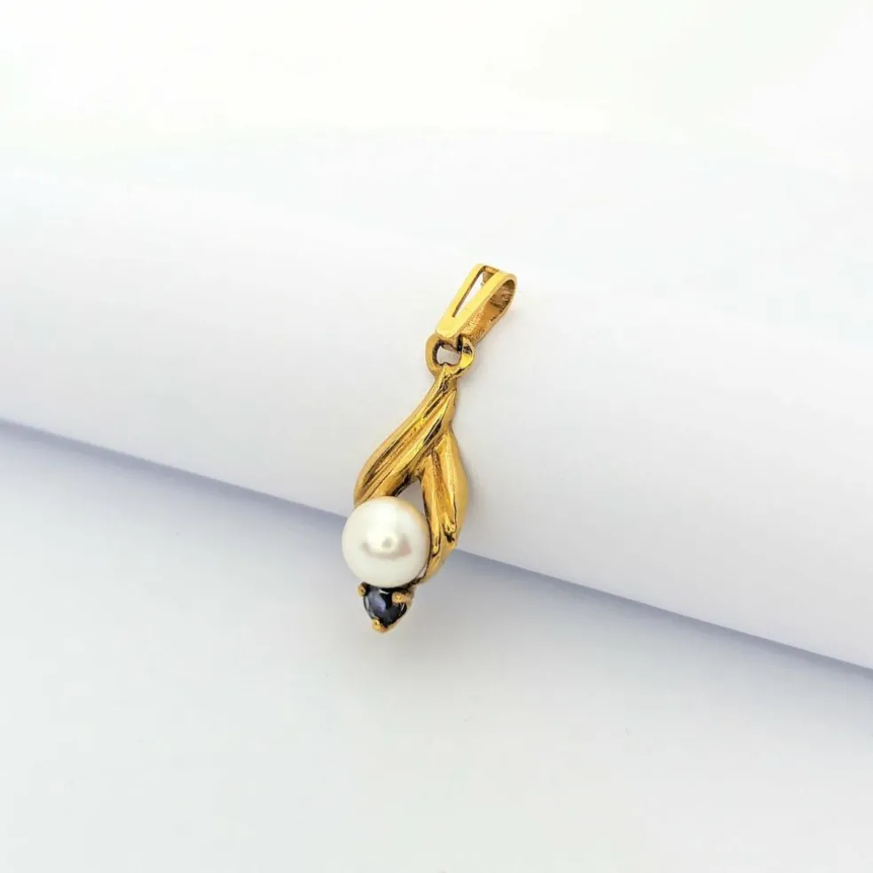 Pendentif Saphir Perle
