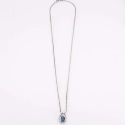 Pendentif, saphir,diamants