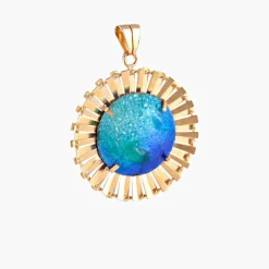 Pendentif Soleil Bleu