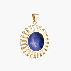 Pendentif Soleil Bleu