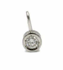 Pendentif solitaire 0.10ct