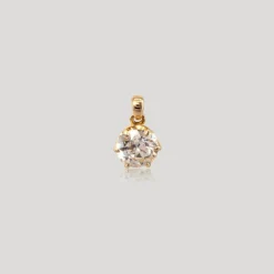 Pendentif solitaire diamant