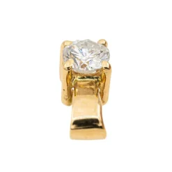 Pendentif Solitaire Or jaune Diamant