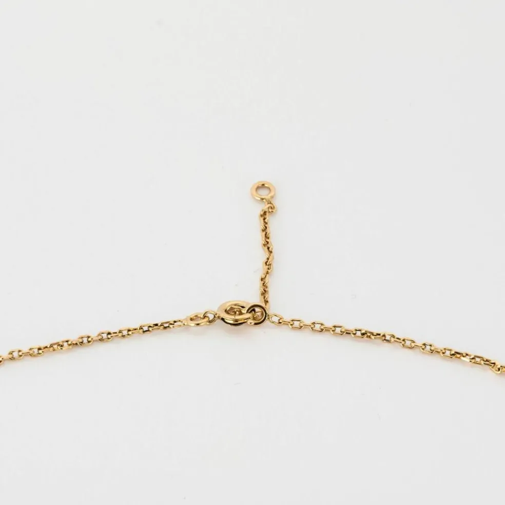 Pendentif souvenir et chaine en or jaune