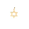Pendentif étoile de David or jaune