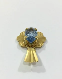 Pendentif Topaze Bleue