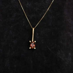 Pendentif Tourmaline Rose