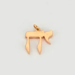 Pendentif Tu as une rose en or