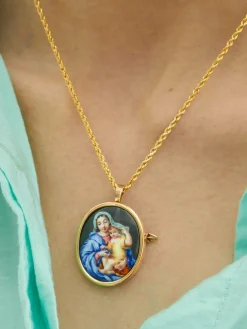 Pendentif Vierge à l'Enfant