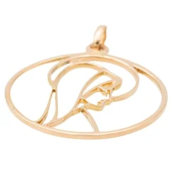 Pendentif Vierge Or jaune
