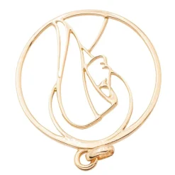 Pendentif Vierge Or jaune