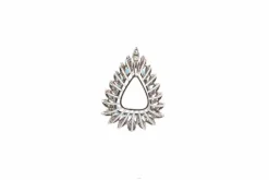 Pendentif vintage aigue-marine et diamants