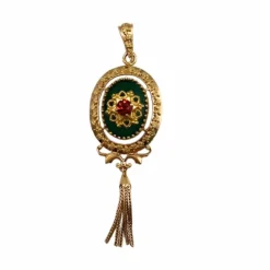 Pendentif Vintage or jaune