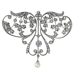 Pendentif/broche diamant vintage