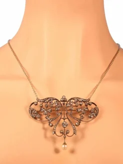 Pendentif/broche diamant vintage