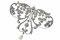 Pendentif/broche diamant vintage