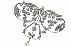 Pendentif/broche diamant vintage