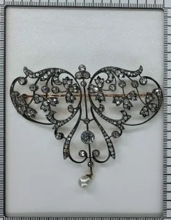Pendentif/broche diamant vintage