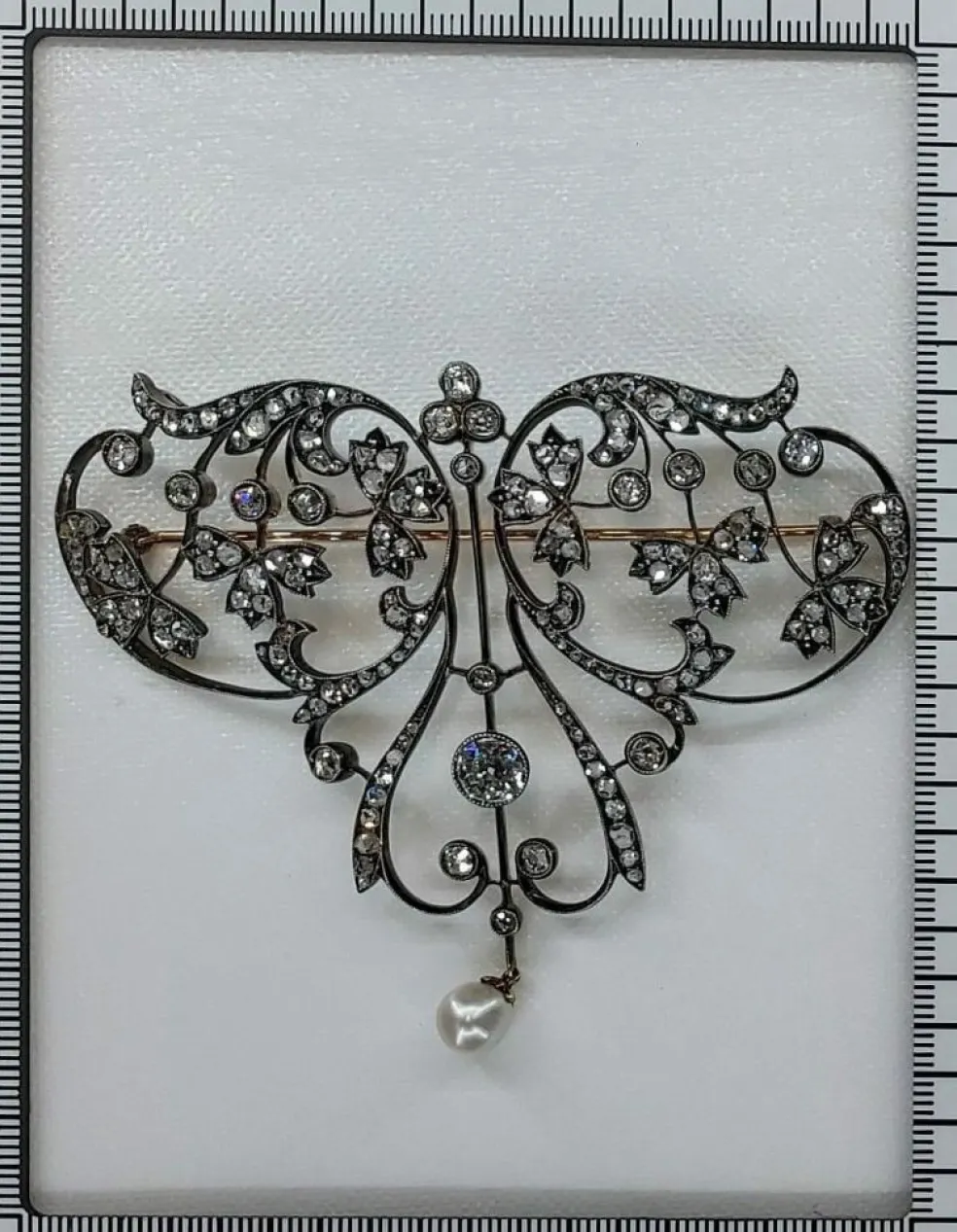 Pendentif/broche diamant vintage