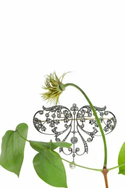 Pendentif/broche diamant vintage