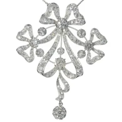 Pendentif/broche en diamant