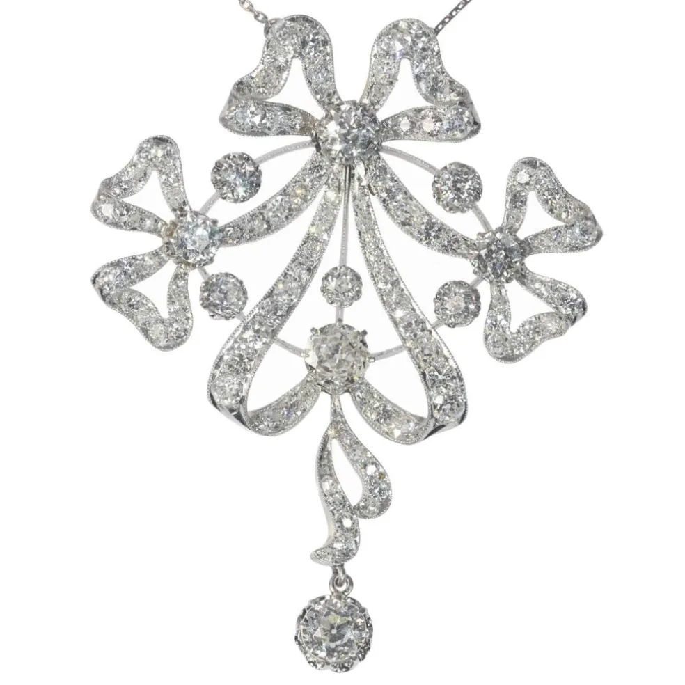 Pendentif/broche en diamant