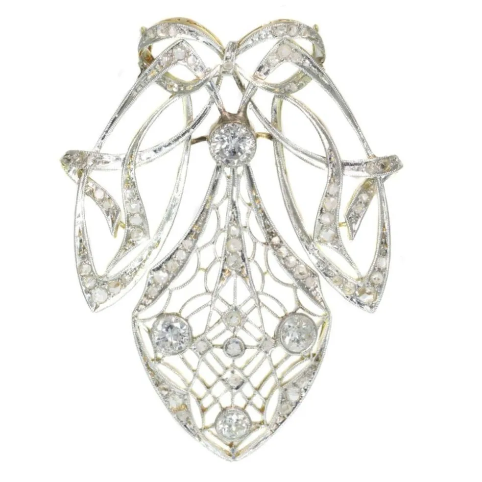 Pendentif/broche en diamant