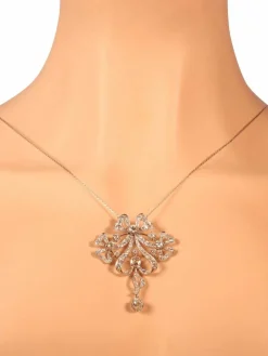 Pendentif/broche en diamant