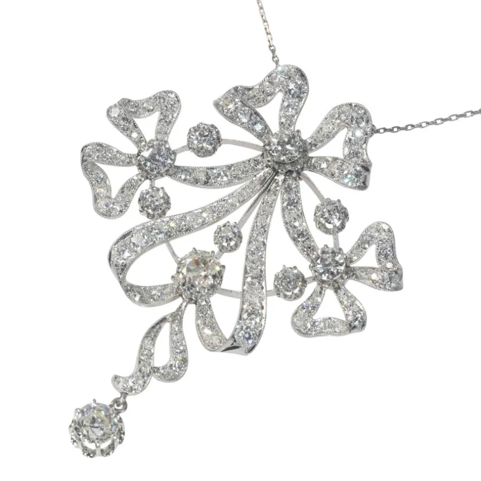 Pendentif/broche en diamant