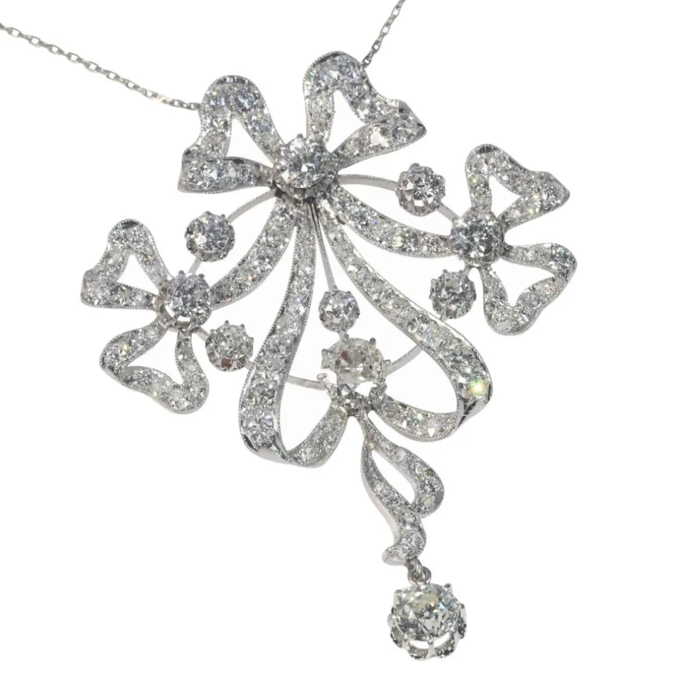 Pendentif/broche en diamant
