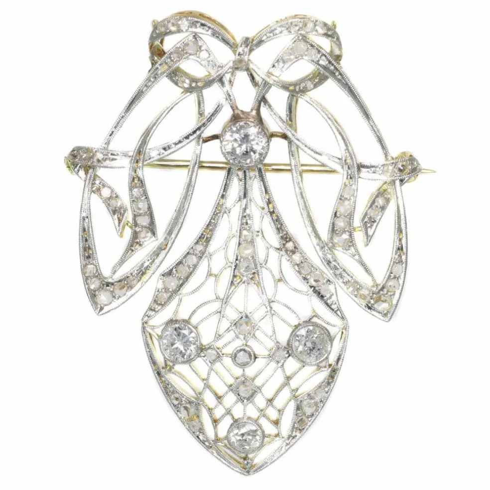 Pendentif/broche en diamant
