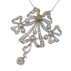 Pendentif/broche en diamant