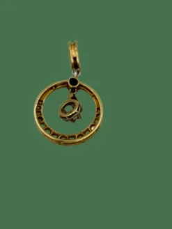 Pendentifs ancien or jaune or blanc diamants