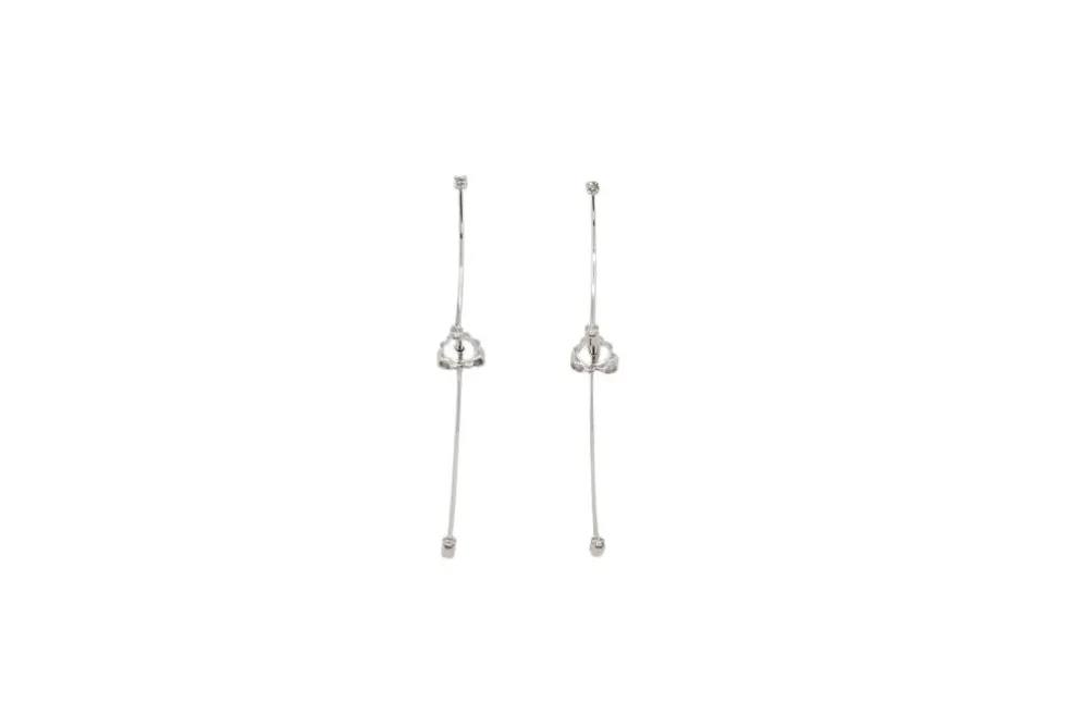 Pendentifs en or blanc et diamants