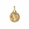 Petite médaille Vierge Marie or jaune