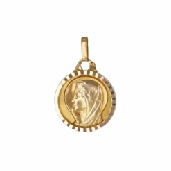 Petite médaille Vierge Marie or jaune