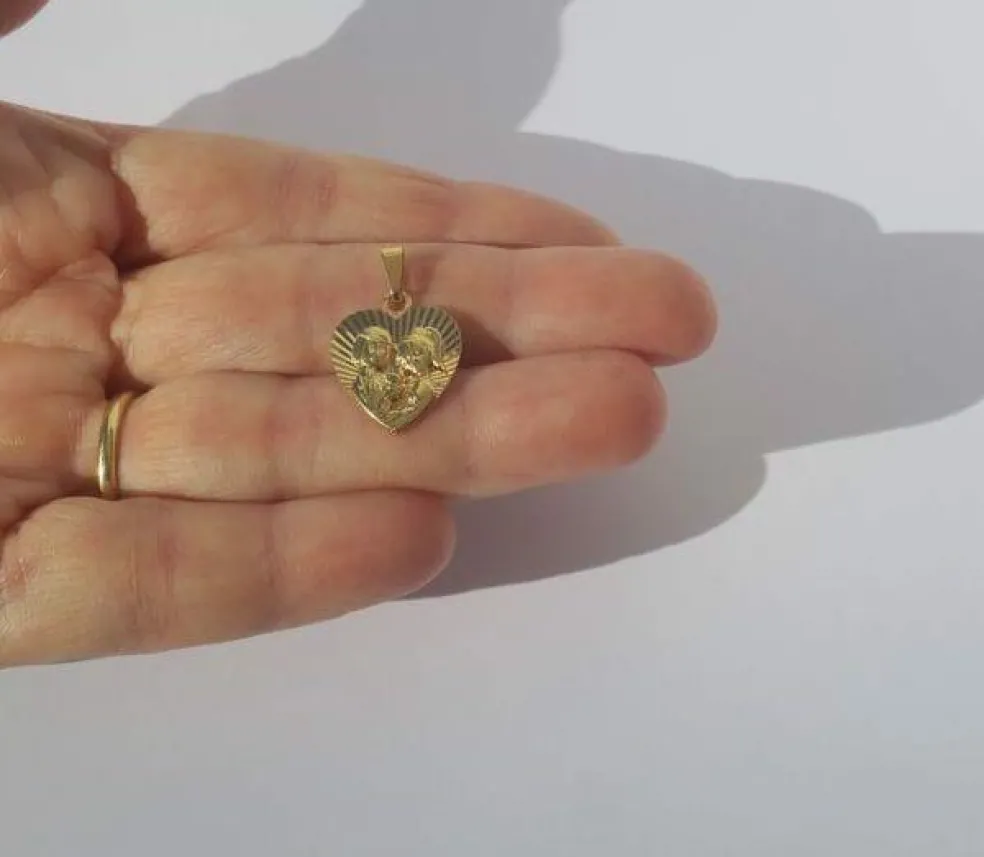 PEYNET - pendentif coeur Les Amoureux