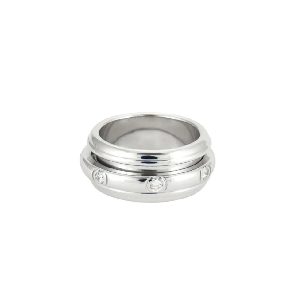PIAGET - Large Bague Possession 7 Diamants sertis sur or blanc