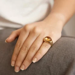 POMELLATO - Bague citrine goutte