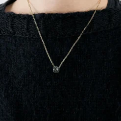 POMELLATO - Nudo - Pendentif petit modèle en Or rose et Diamants noirs