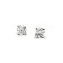 Puces d'oreilles - Or et diamants