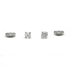 Puces d'oreilles - Or et diamants