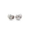 Puces d’oreilles diamants en or blanc