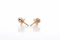 Puces d’oreilles diamants en or