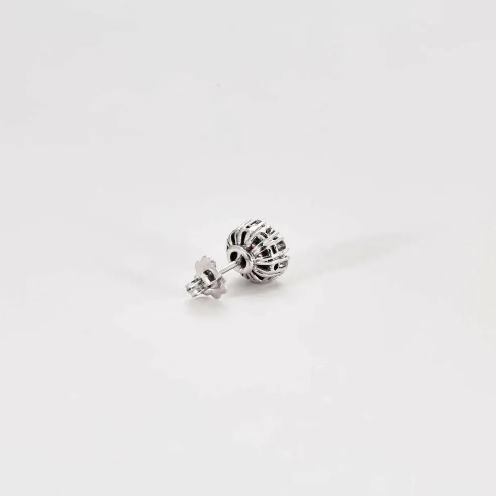 Puces D'oreilles Diamants & Rubis