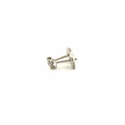 Puces d'oreilles Or Blanc 18 k