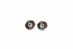 Puces d’oreilles or blanc et diamants