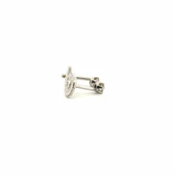 Puces d'oreilles Or Blanc 18 k