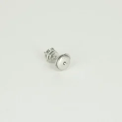 Puces d'oreilles or blanc et diamant