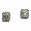 Puces d'oreilles or et diamants 0,36 ct